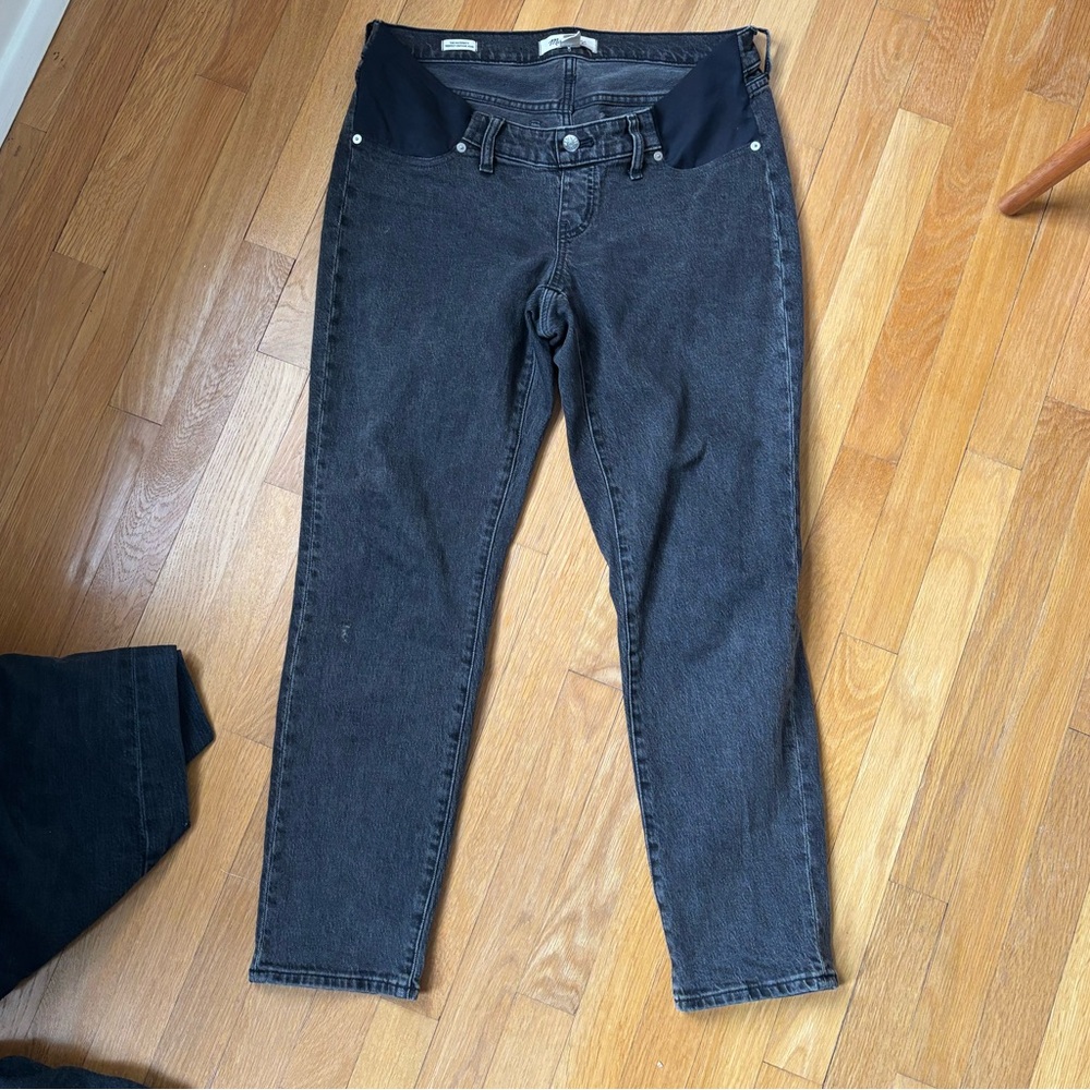 Madewell Black Jeggings Sleek Ankle-Length